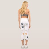 Paws & Pose Yoga Capri Leggings! 🐾 🧘 ‍ ♀️ Leggings (Rückseite)