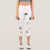 Paws & Pose Yoga Capri Leggings! 🐾 🧘 ‍ ♀️ Leggings (Vorderseite)