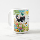 Paws & Positivity Kaffeetasse (Vorderseite Links)