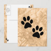 Paws Postkarte (Vorne/Hinten)