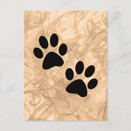 Paws Postkarte (Vorderseite)