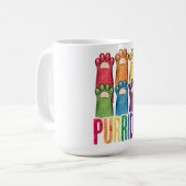 Paws Pride-Tasse Kaffeetasse (Vorderseite Links)