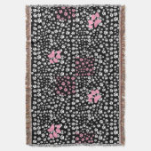 Paws Printmuster NS 01b. Black BG Decke (Vorderseite Vertikal)