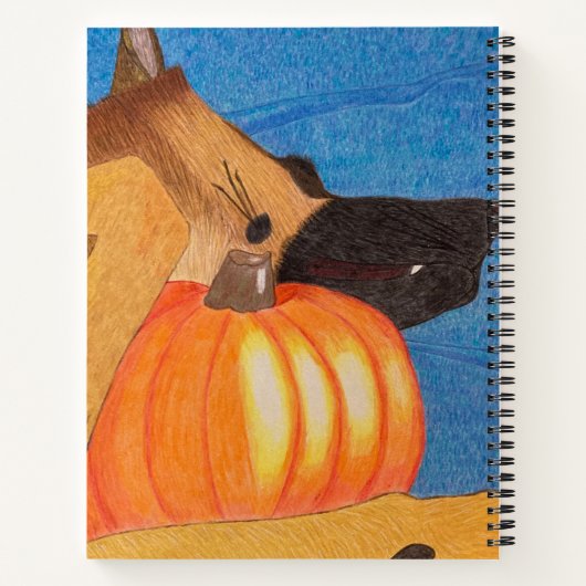 Paws&Pumpkin Notebook Notizblock (Rückseite)
