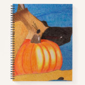 Paws&Pumpkin Notebook Notizblock (Vorderseite)