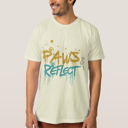 Paws & Reflect Tri-Blend Shirt (Vorderseite)