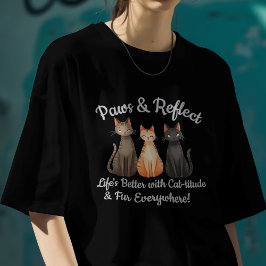 Paws & Reflection Adorable Cats T-Shirt
