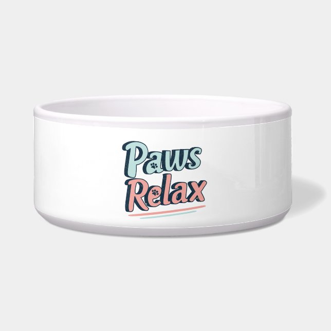 Paws Relax Napf (Vorderseite)