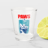 PAWS SCHNAPSGLAS (Vorderseite)