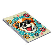 Paws & Shades SpiralNotebook Notizblock (Rechte Seite)