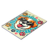 Paws & Shades SpiralNotebook Notizblock (Linke Seite)
