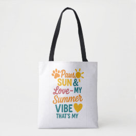 Paws, Sun & Love – Summer Vibes for Pet Lovers Tasche