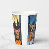 Paws & Swagger Halloween   Pappbecher (Rechts)