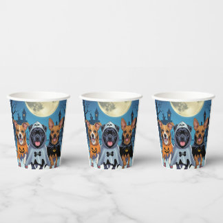 Paws & Swagger Halloween Pappbecher