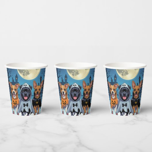 Paws & Swagger Halloween   Pappbecher (Multi)