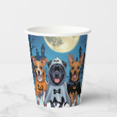 Paws & Swagger Halloween   Pappbecher (Vorderseite)