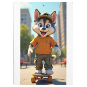 Paws & Swagger™ Niedliche, von Haustieren Inspirie Klemmbrett