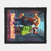 Paws & Swagger™ Stilvolle Pet-Apparel-Babydecke Fleecedecke (Vorderseite (Horizontal))