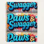 "Paws & Swagger Stylish Planner" Planer (Vorderseite)