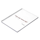 Paws Touch, Hearts Feel Notebook Notizblock (Linke Seite)