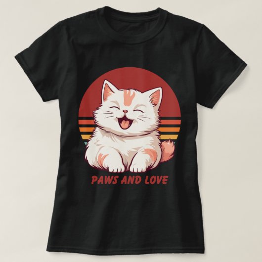 Paws und Lieben T-Shirt (Design vorne)
