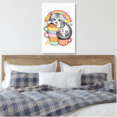 Paws und Regenbogen Leinwanddruck (Insitu (Schlafzimmer))