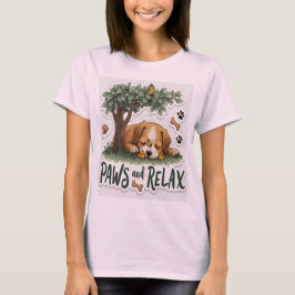 Paws und Relax: Ruhe und Gemütliches Haustier T-Shirt