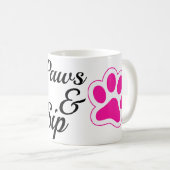 Paws und Sip Tasse (VorderseiteRechts)