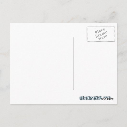 Paws up Kitty Postkarte (Rückseite)