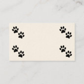 Paws Visitenkarte (Rückseite)