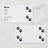 Paws Visitenkarte (Vorne/Hinten)