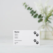 Paws Visitenkarte (Stehend Vorderseite)