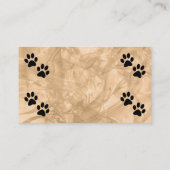 Paws Visitenkarte (Rückseite)