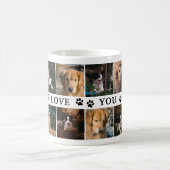 Paws Wir Liebe Sie Vater FotoCollage Kaffeetasse (Mittel)