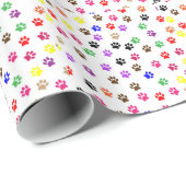 Paws Wrapping Paper Geschenkpapier (Rolleneckpunkt)