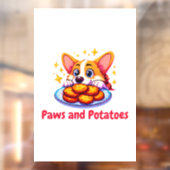 Pawsand Potato Fensteraufkleber (Blatt 2)