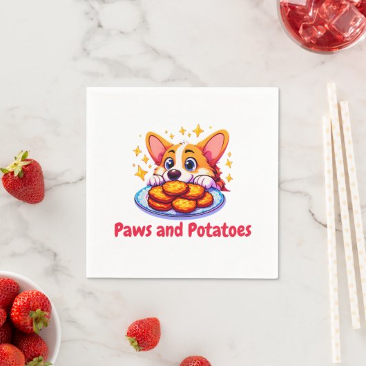 Pawsand Potato Serviette (Beispiel)