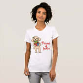 Pawsh and Festive Dog Shirt, Fancy Christmas Dog T-Shirt (Vorne ganz)
