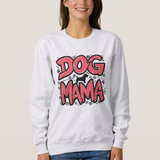 Pawsiaktiv Proud Dog Mama Sweatshirt (Vorderseite)