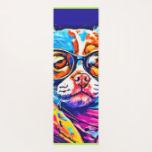 Pawsially Perfect: Top Hunde Artwork Yogamatte (Rückseite)