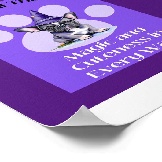 "Pawsihaft schönes Halloween-Poster" Poster (Ecke)