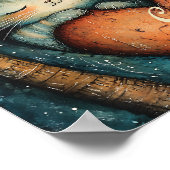 Pawsistisch in der Liebe Gemütliches Poster an der (Ecke)