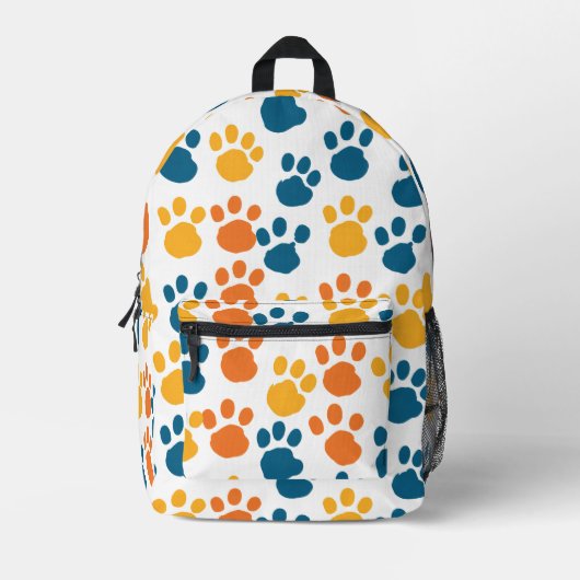 Pawsistisch Niedlich Bedruckter Rucksack (Vorderseite)