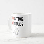 Pawsistische Cattitude Kaffeetasse (Vorderseite Links)