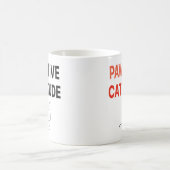 Pawsistische Cattitude Kaffeetasse (Mittel)