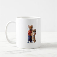 Pawsitiv Adorable Hund und Katze Tasse