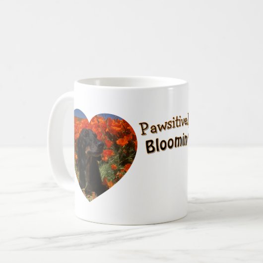 Pawsitiv Bloomin' Kaffeetasse (Vorderseite Links)