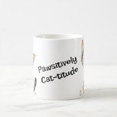 Pawsitiv Cat-titude Coffee Tasse - Sip with Sass (Mittel)