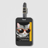 Pawsitiv Fabulous Cat Gepäckanhänger (Vorderseite Vertikal)
