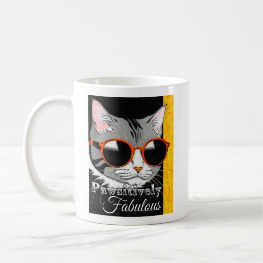 Pawsitiv Fabulous Cat Kaffeetasse (Links)